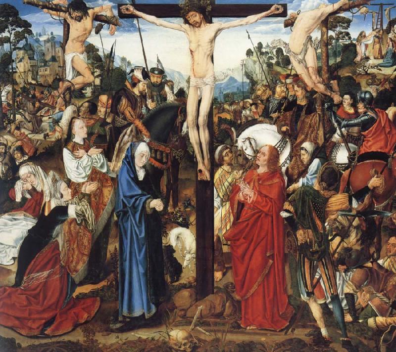 MASTER of the Aix-en-Chapel Altarpiece The crucifixion